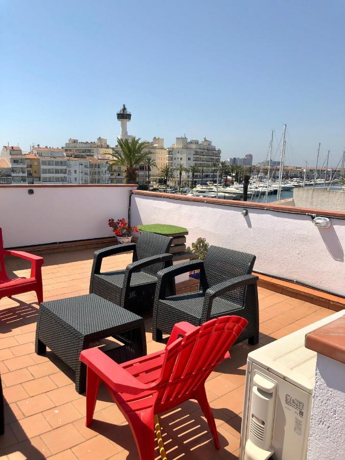 Appartement 80 M2,Port Rhodes D-2 Chambres, Terrasse Panoramique, Vue Sur Le Canal Principal D'Empuriabrava Eksteriør billede